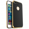 Накладка iPaky Carbon TPU + Bumper для iPhone 7 Plus Золотий