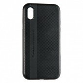 Накладка iPaky Carbon TPU + Bumper для iPhone X Сірий Накладка iPaky Carbon TPU + Bumper для iPhone X Сірий