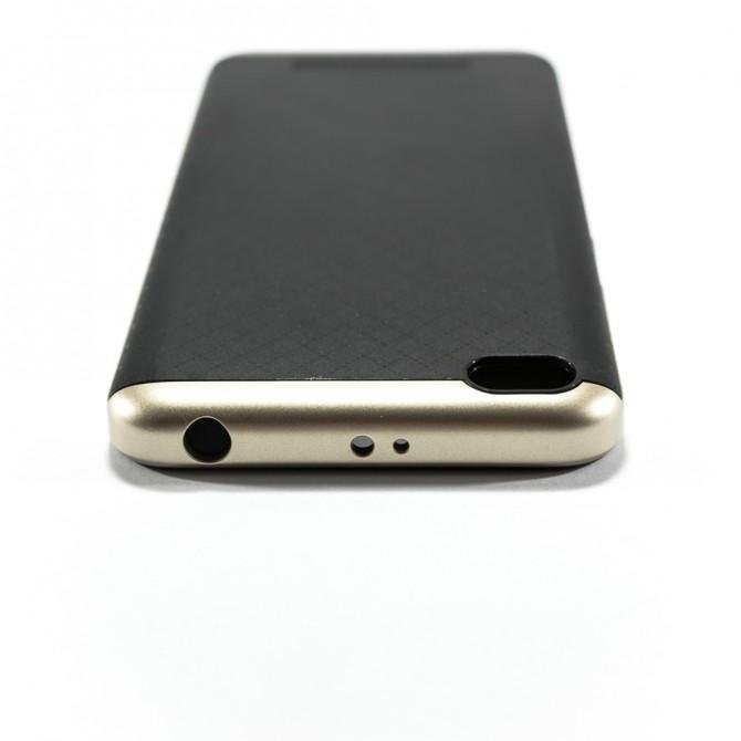 Накладка iPaky Carbon TPU + Bumper для Xiaomi Redmi 4a Silver-5