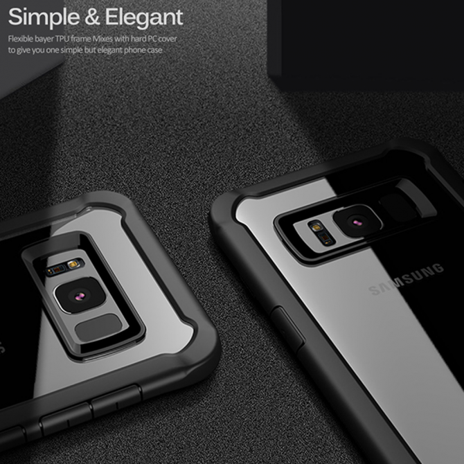 Накладка iPaky Survival TPU + Bumper для Samsung G955 Galaxy S8 Plus Чёрный-1