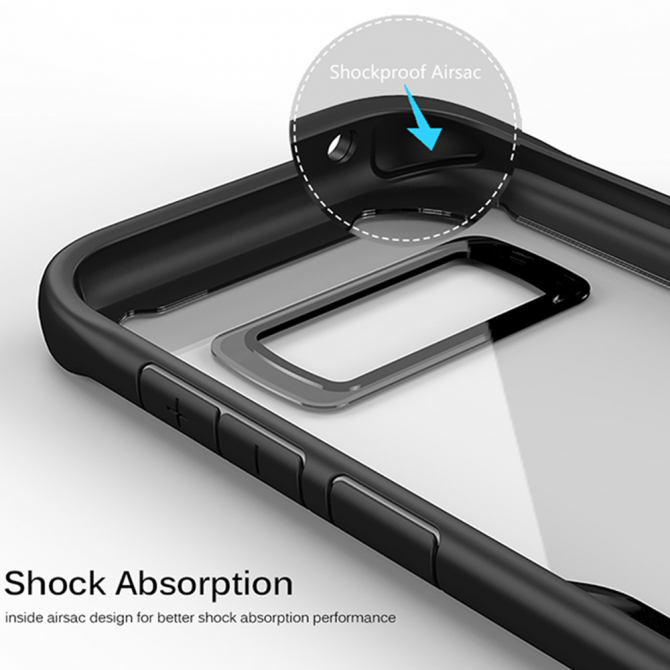 Накладка iPaky Survival TPU + Bumper для Samsung G955 Galaxy S8 Plus Чёрный-3