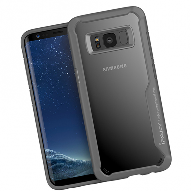Накладка iPaky Survival TPU + Bumper для Samsung G955 Galaxy S8 Plus Сірий-1