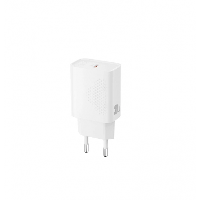 Сетевое зарядное устройство XO L162 30W/USB-C White + Type-C Cable