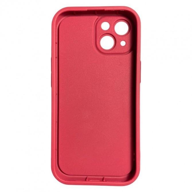 Чохол 3D Heart series for iPhone 13 Red-1
