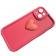Чохол 3D Heart series for iPhone 13 Red