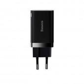 Мережевий зарядний пристрій 1USB + Type-C Baseus Super Si Pro Quick Charger 30W (CCSUPP-E01) Black