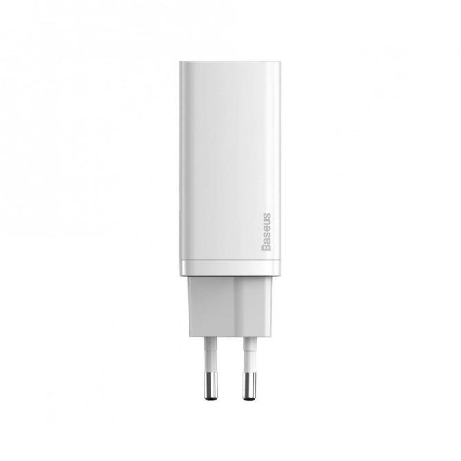 Мережевий зарядний пристрій Baseus GaN2 Lite Quick Charger 60W White