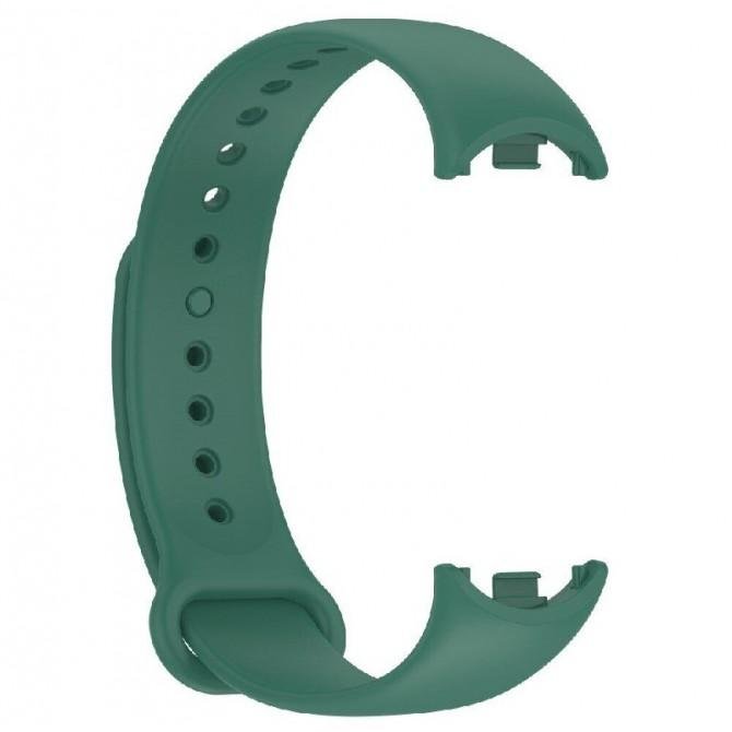 Ремінець для браслета Mi Band 8/9 (Silicon) Dark Green-2