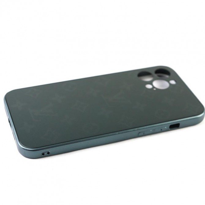 Чохол TPU Glass LV для iPhone 12 Зелений-3