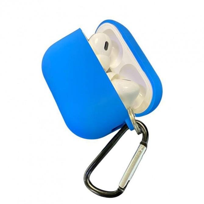 Чехол Silicone Protective Case For Airpods Pro 2 Blue-1