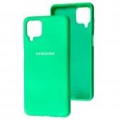 Чехол  Soft Case Samsung A125 Galaxy A12 Мятный FULL