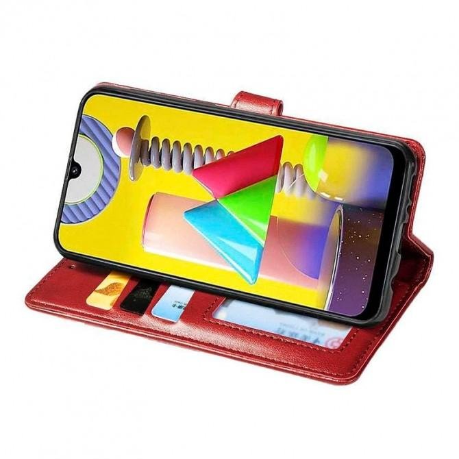 Чехол-книжка GETMAN Gallant for Xiaomi Redmi Note 10 Pro/Note 10 Pro Max Red-1