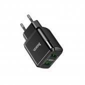 Сетевое зарядное устройство 2USB Hoco N6 QC3.0 Black Сетевое зарядное устройство 2USB Hoco N6 QC3.0 Black
