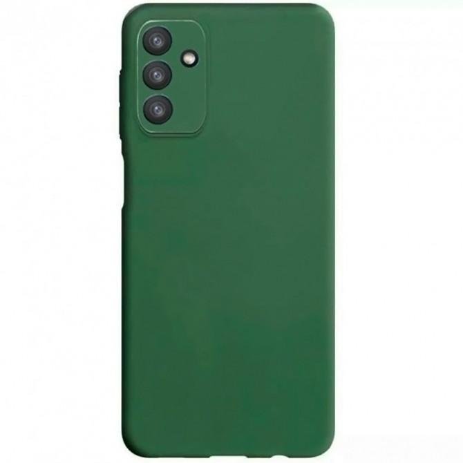 Чехол Original Soft Case Samsung A047 Galaxy A04s Темно Зеленый FULL