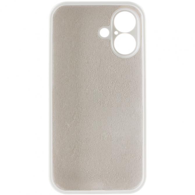 Силіконовий чохол для iPhone 17 White FULL (NO LOGO)-2
