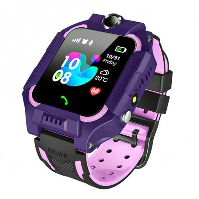 Детские умные часы SMART BABY FZ6 Violet-1