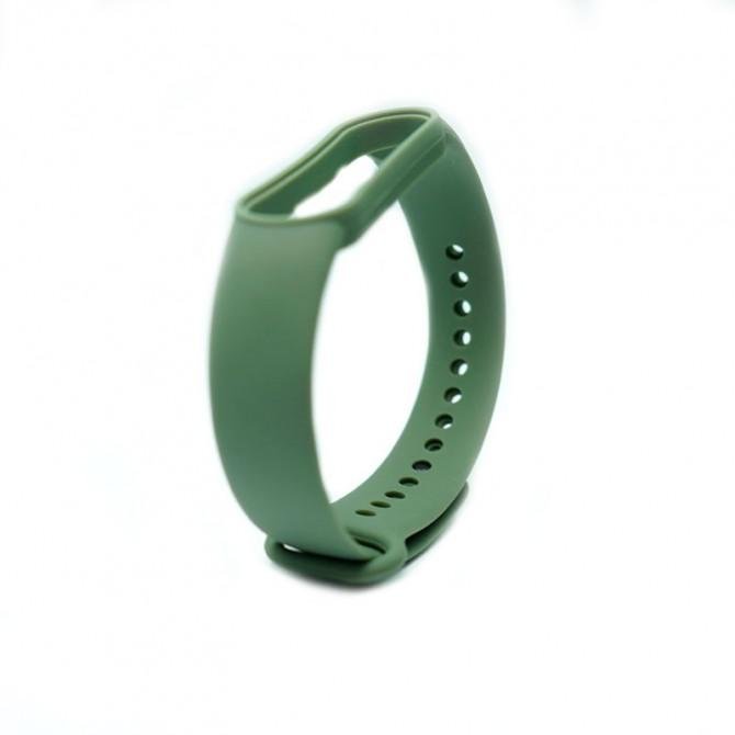 Ремінець для браслета Mi Band 5/6 (Silicon) Virid-1