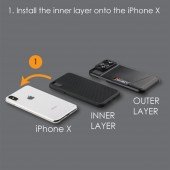 Чехол Rock Space Lens Kit (с линзами для камеры) для iPhone X Чехол Rock Space Lens Kit (с линзами для камеры) для iPhone X