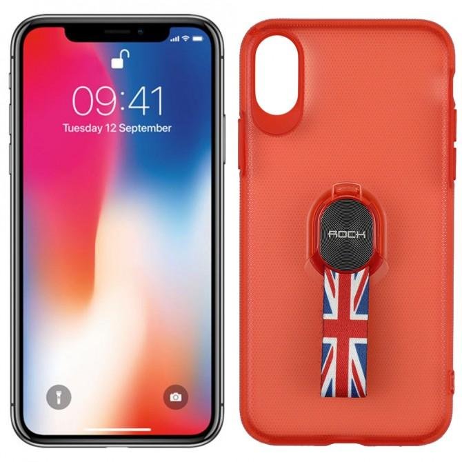 Чехол Rock Space MOC для iPhone X Red