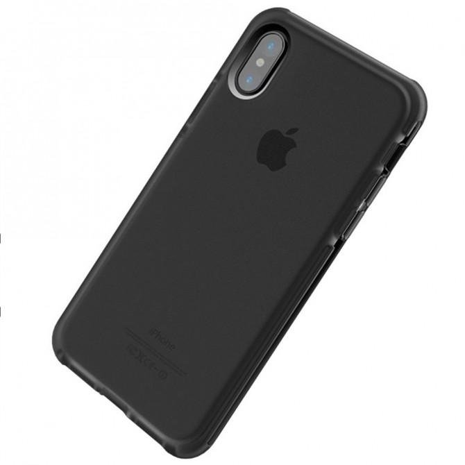 Чехол накладка Rock Space Ace Pro Series для iPhone X Gray-2