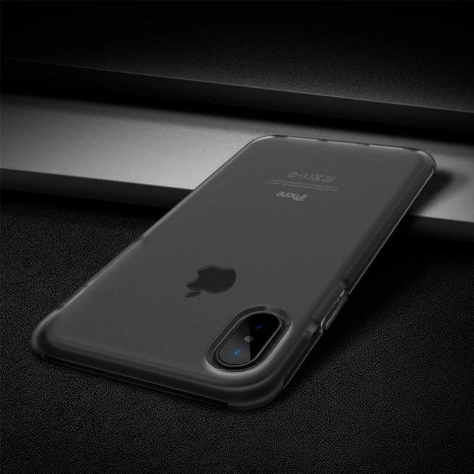 Чехол накладка Rock Space Ace Pro Series для iPhone X Gray-3