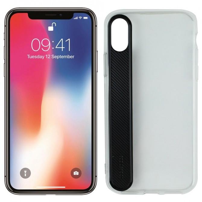 Чехол накладка Rock Space Ace Pro Series для iPhone X White
