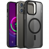 Чохол Matt Magnetic Fit для iPhone 15 Чорний