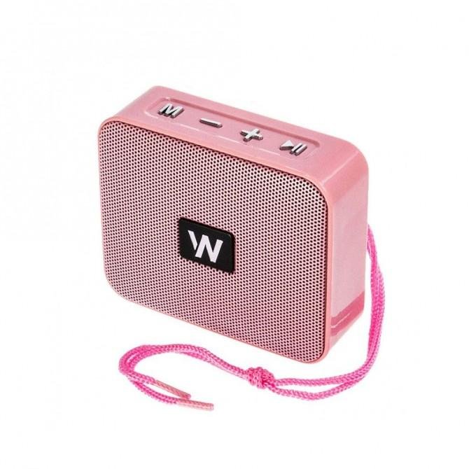 Портативная колонка WALKER WSP-100 pink