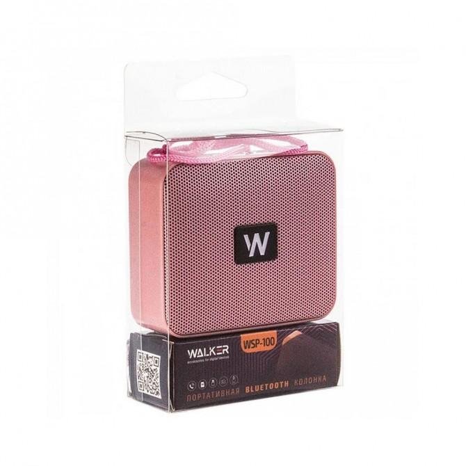 Портативная колонка WALKER WSP-100 pink-1