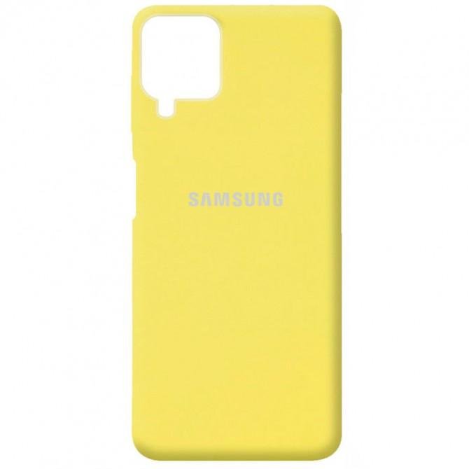 Чехол Original Soft Case Samsung A125 Galaxy A12 Лимонный FULL