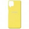 Чохол Original Soft Case Samsung A125 Galaxy A12 Лимонний FULL