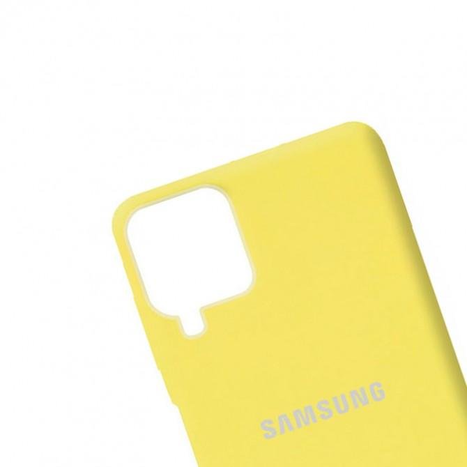 Чехол Original Soft Case Samsung A125 Galaxy A12 Лимонный FULL-1