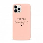 Чехол Pump Silicone Minimalistic Case for iPhone 13 Pro You Are Beautiful