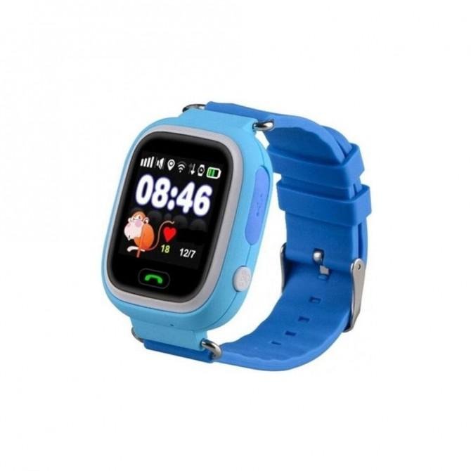 Детские умные часы SMART BABY WATCH Q90 GPS+WIFI blue
