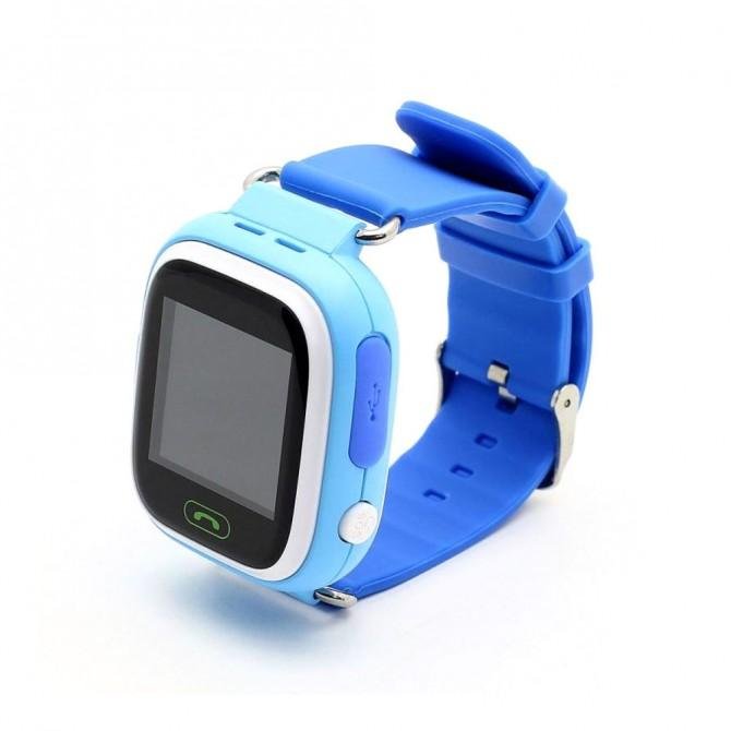 Детские умные часы SMART BABY WATCH Q90 GPS+WIFI blue-2