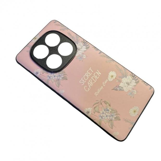 Чехол TPU+PC Soft Secret Garden для Xiaomi Redmi Note 14 Pro 5G Pink-1