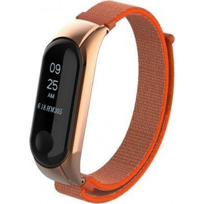 Ремінець для Xiaomi Band 3/4 Nylon design Orange