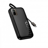 Дополнительная батарея Hoco Q51 Key PD20W Power bank with telescopic cable (10000mAh) Black