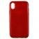 Чехол Silicone 3in1 Блёстки для iPhone XR Red
