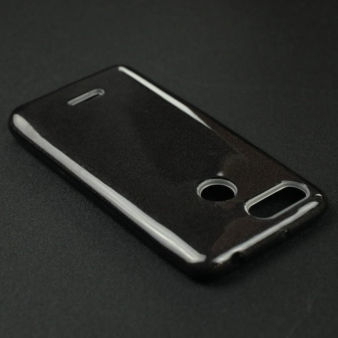 Чехол Silicone 3in1 Блёстки для Xiaomi Redmi 6 Чёрный-4