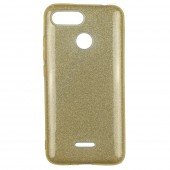 Чохол Silicone 3in1 Блискітки для Xiaomi Redmi 6 Золотий Чохол Silicone 3in1 Блискітки для Xiaomi Redmi 6 Золотий