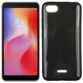 Чехол Silicone 3in1 Блёстки для Xiaomi Redmi 6a Чёрный
