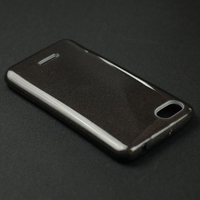 Чехол Silicone 3in1 Блёстки для Xiaomi Redmi 6a Чёрный-3