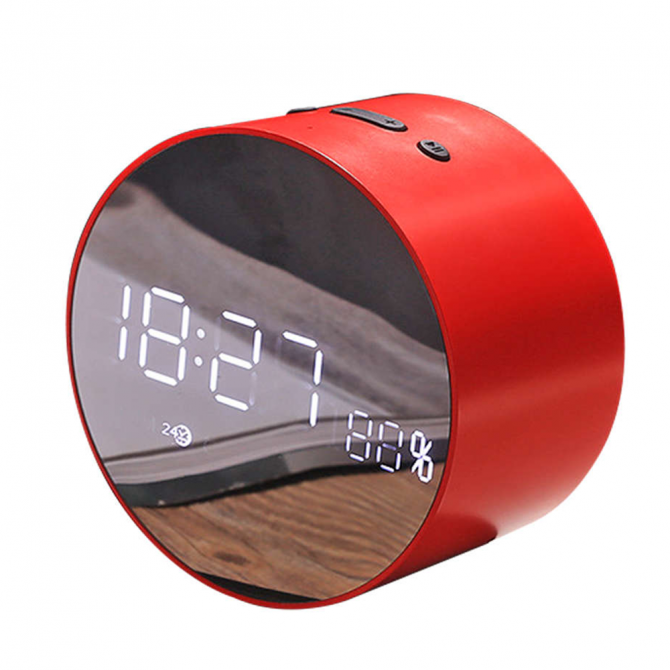 Портативна колонка JoyRoom JM-R8 Alarm Clock Червоний