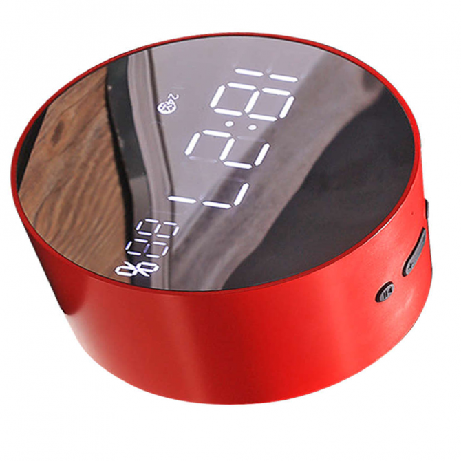 Портативна колонка JoyRoom JM-R8 Alarm Clock Червоний-1