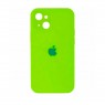 Силіконовий чохол для iPhone 13 mini Неоново Зелений FULL