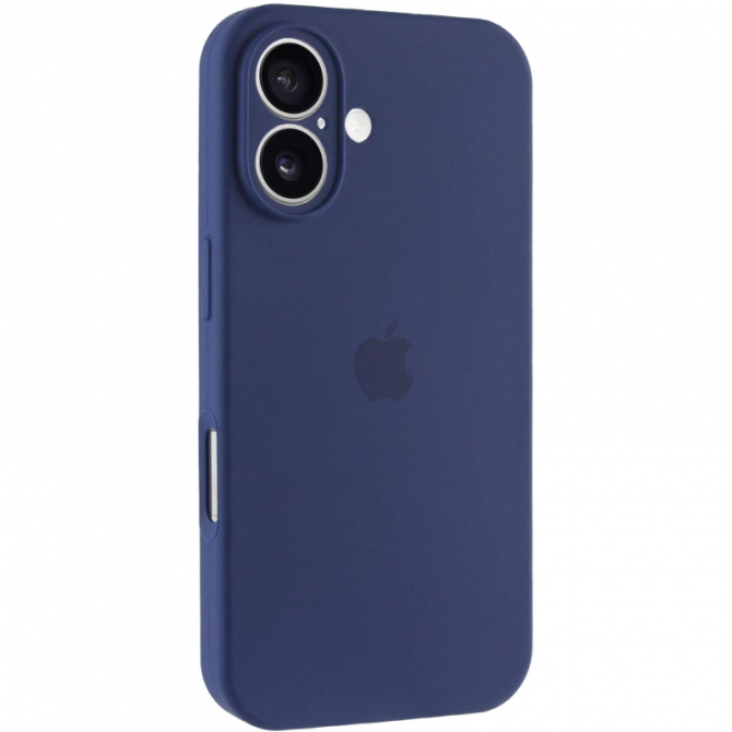 Силіконовий чохол для iPhone 16 Deep Navy FULL-1