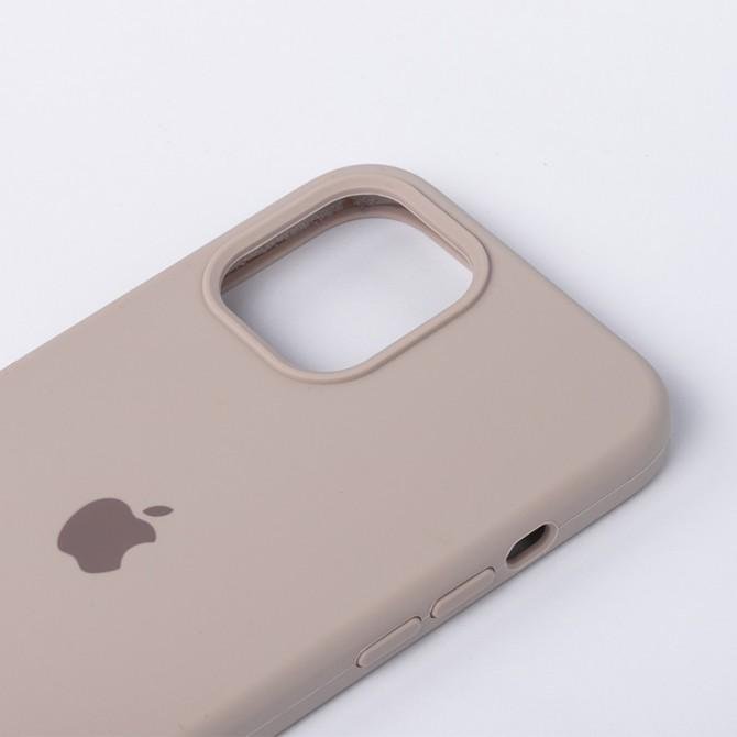 Оригінальний силіконовий чохол для iPhone 11 Pro Темно Бежевий-3