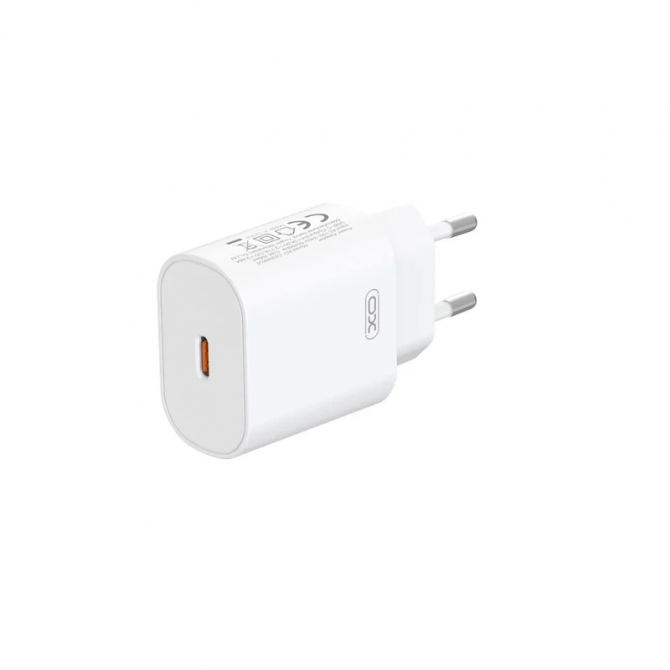 Мережевий зарядний пристрій XO CE25 QC 1USB-C 25W White