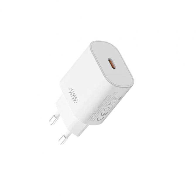 Мережевий зарядний пристрій XO CE25 QC 1USB-C 25W White-2